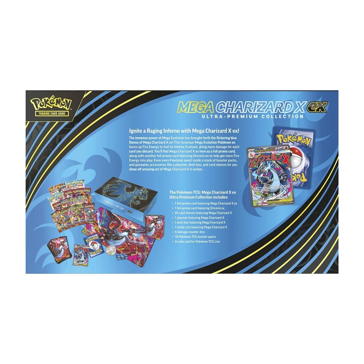 Pokémon TCG: Mega Charizard X ex Ultra Premium Collection