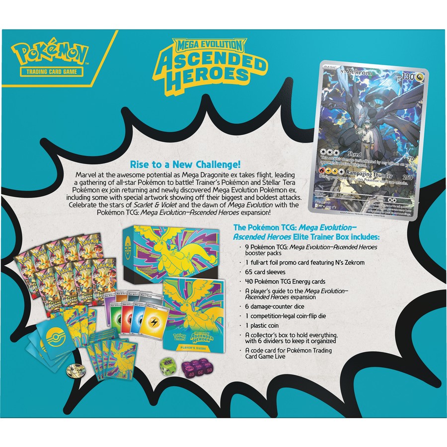 Pokémon TCG: Mega Evolution - Ascended Heroes Elite Trainer Box