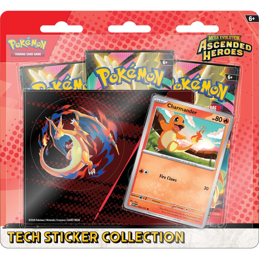 Pokémon TCG: Mega Evolution - Ascended Heroes Tech Sticker Collection (Charmander)