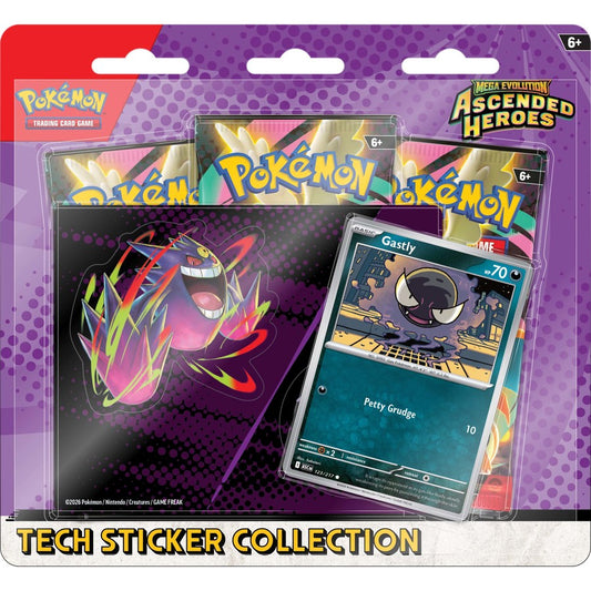 Pokémon TCG: Mega Evolution - Ascended Heroes Tech Sticker Collection (Gastly)