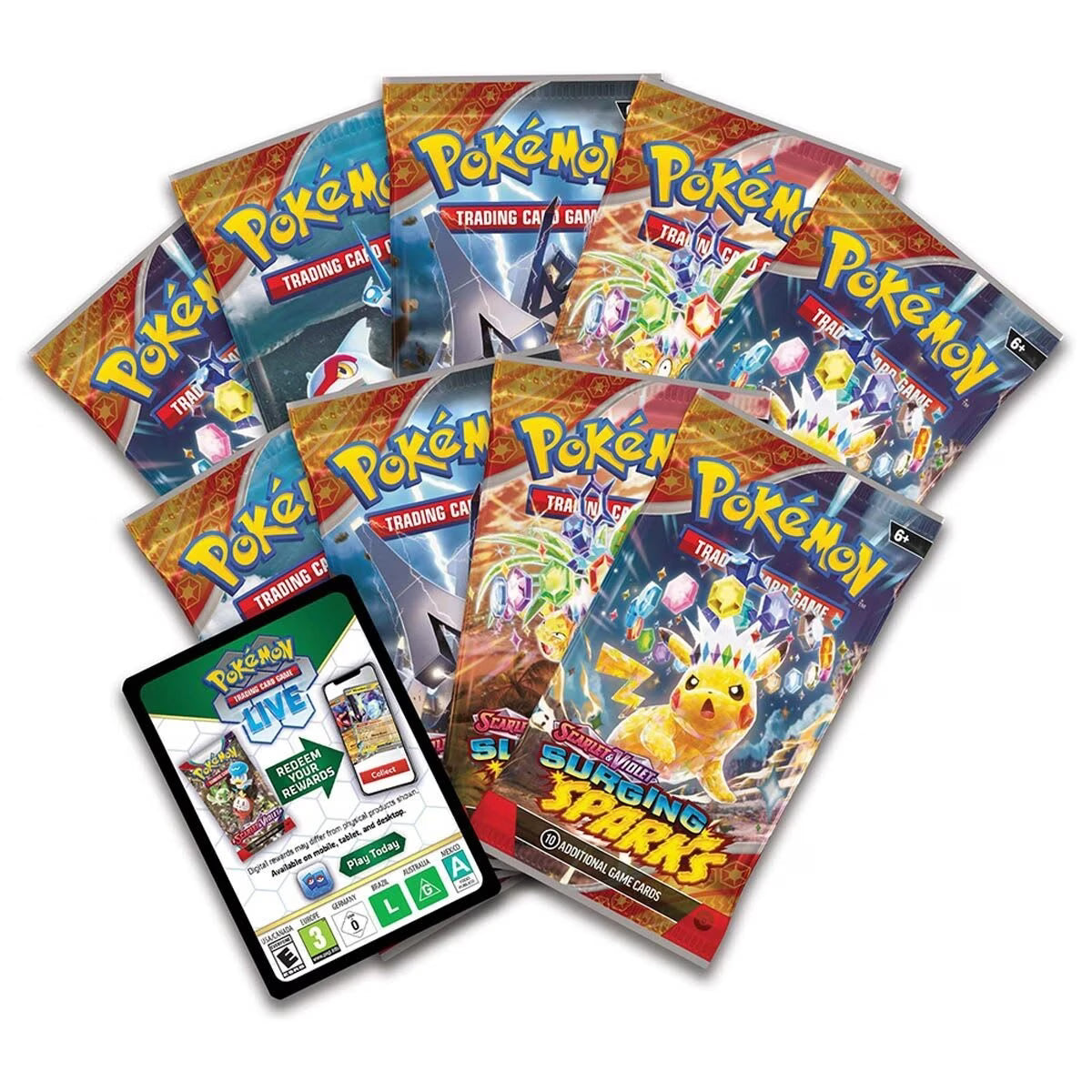 Pokémon TCG: Scarlet & Violet - Surging Sparks Elite Trainer Box