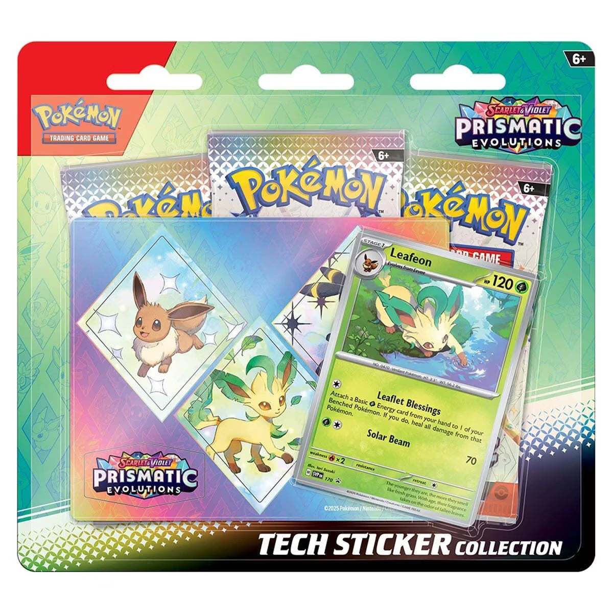 Pokémon TCG: Scarlet & Violet - Prismatic Evolutions Tech Sticker Collection - Assorted