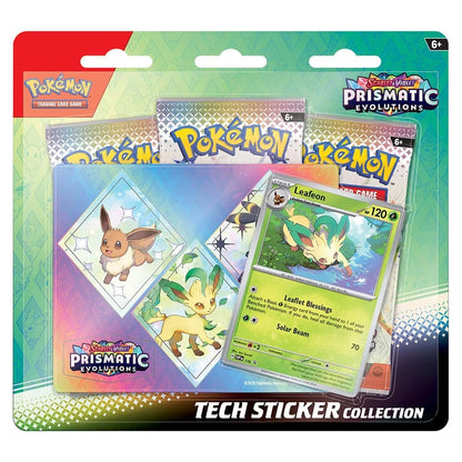 Pokémon TCG: Scarlet & Violet - Prismatic Evolutions Tech Sticker Collection - Assorted