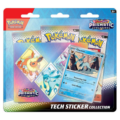 Pokémon TCG: Scarlet & Violet - Prismatic Evolutions Tech Sticker Collection - Assorted