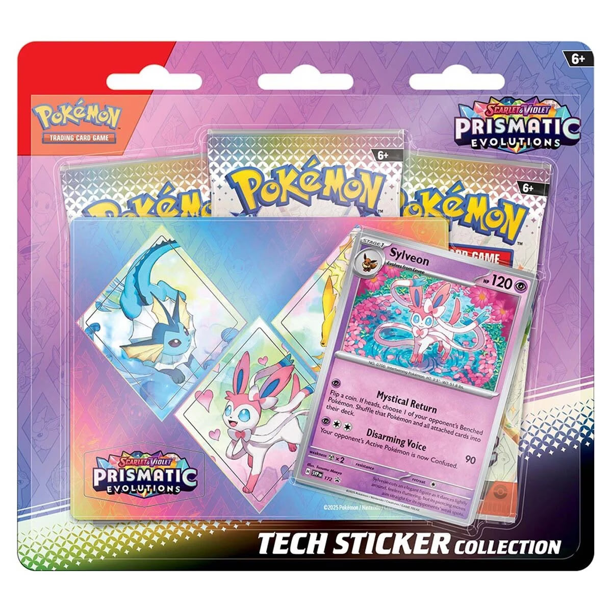 Pokémon TCG: Scarlet & Violet - Prismatic Evolutions Tech Sticker Collection - Assorted