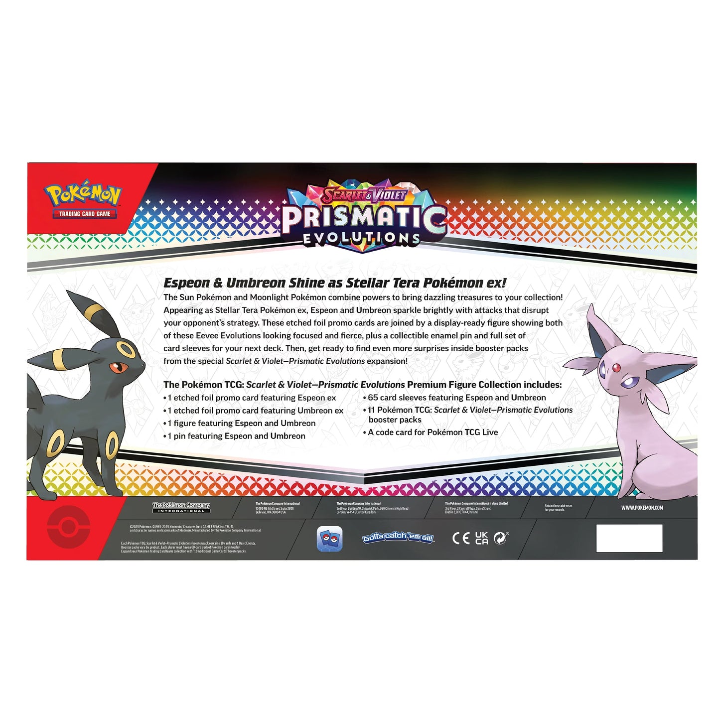 Pokémon TCG: Scarlet & Violet - Prismatic Evolutions Premium Figure Collection